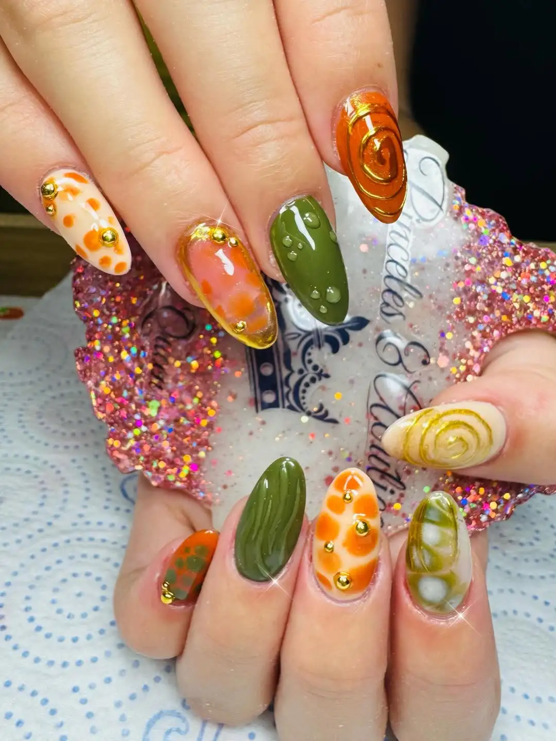 Uñas Gel X con acabado prolijo