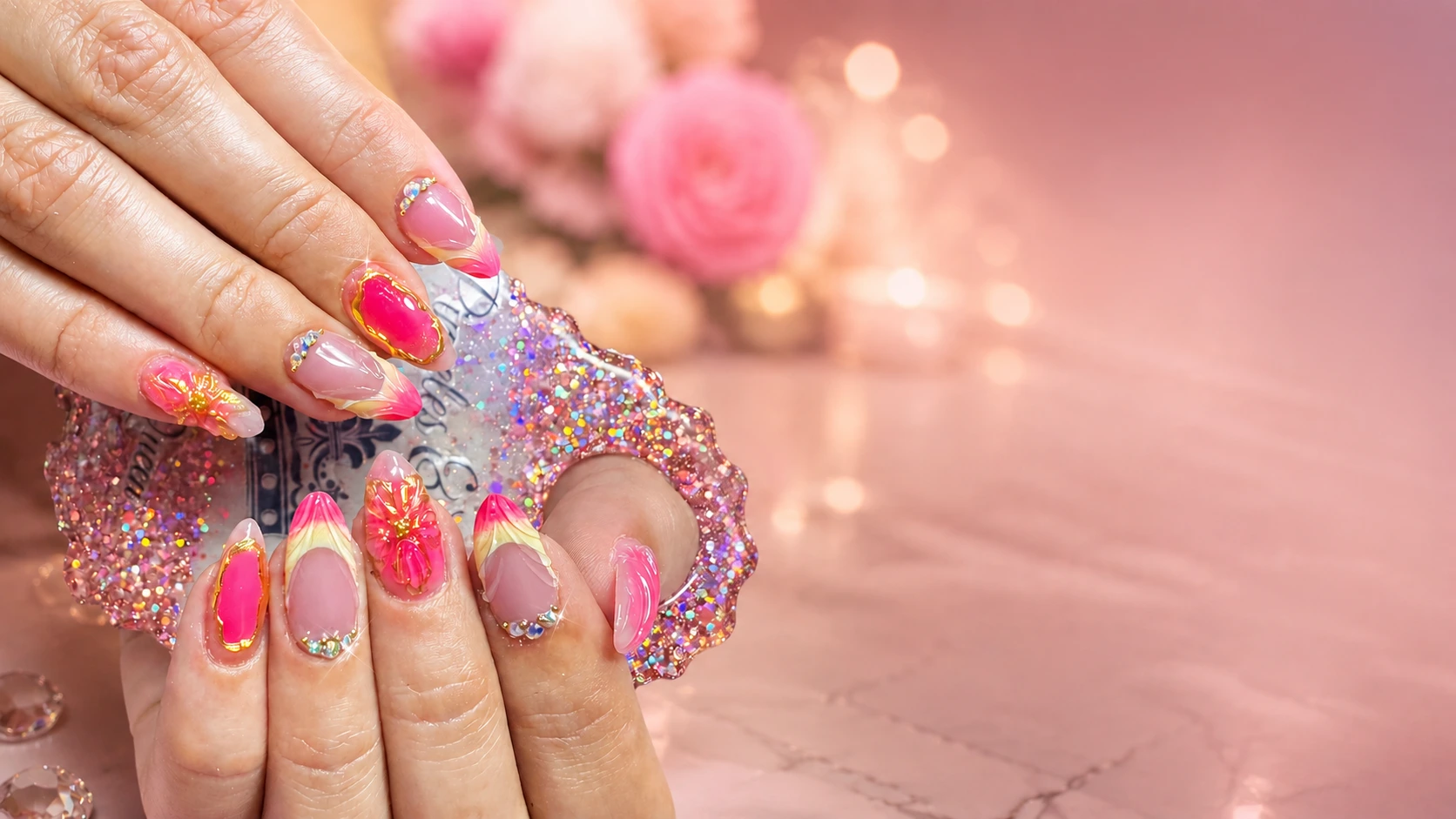 Trabajos de uñas profesionales - Pinceles y Acrílico Fernanda Fonseca